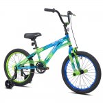 Genesis 18" Glitch Boy's BMX Bike, Blue/Green