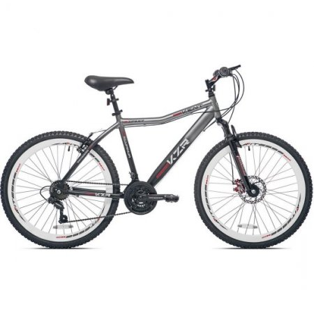 Kent Bicycles 26-inch Men's KZR Front Suspension Mountain Bike, Gray-black