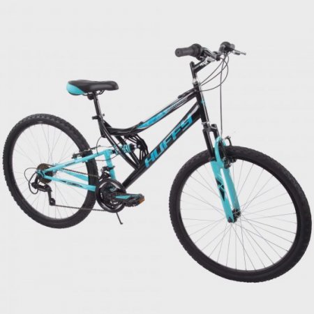 Huffy 26" Trail Runner Women's Full Suspension Mountain Bike, Black