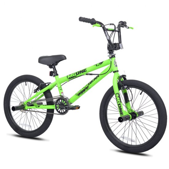 Madd Gear 20-inch Boy\'s Freestyle BMX Bicycle, Green