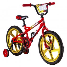 Schwinn Mototrax Sidewalk Bike, 18 in. Mag Wheels, Boys, Ages 5 - 7, Red