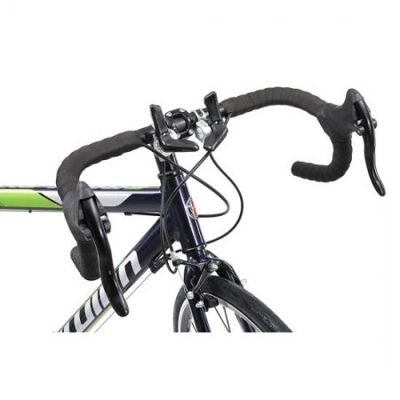 Schwinn Volare 1300 Bicycle 700C, Men's Drop Bar Road, Black with Green accent