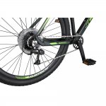 29" Men's Schwinn Boundary Mountain Bike, Black/Green