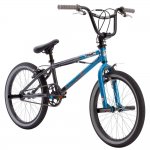 Mongoose Mode 100 Freestyle BMX Bike, 20 in. Single Speed, Boys, Blue / Grey