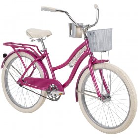 Huffy 24" Nel Lusso Girls' Cruiser Bike, Pink
