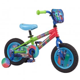 E1 PJ Masks: Catboy Kids Bike, 12-inch wheels, blue, on Disney Junior
