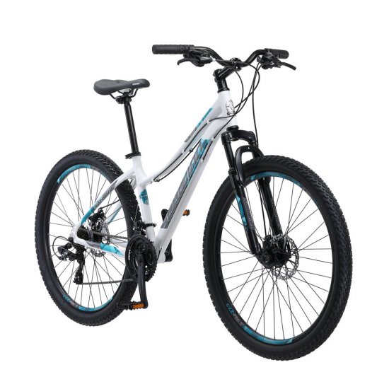 Schwinn Aluminum Comp Mountain Bike, 27.5-inch wheels, womens frame, white