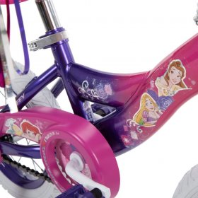 Huffy Disney Minnie Mouse Girls' Bike with Training Wheels, 12 In. 22250