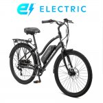 Schwinn EC1 Low Step Cruiser Electric Bike, 7 speeds, 26-inch wheels, Mens, Womens
